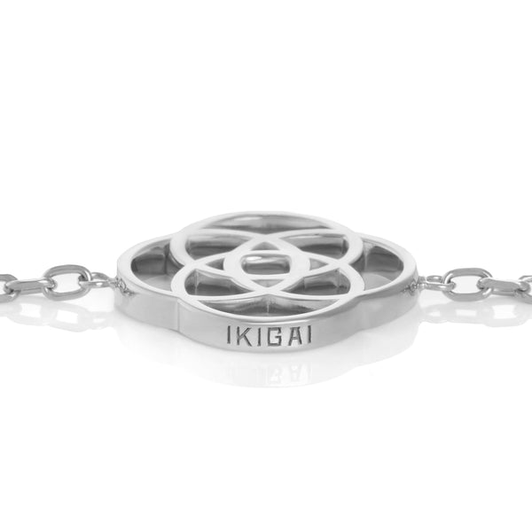 IKIGAI™️ chain bracelet in white gold