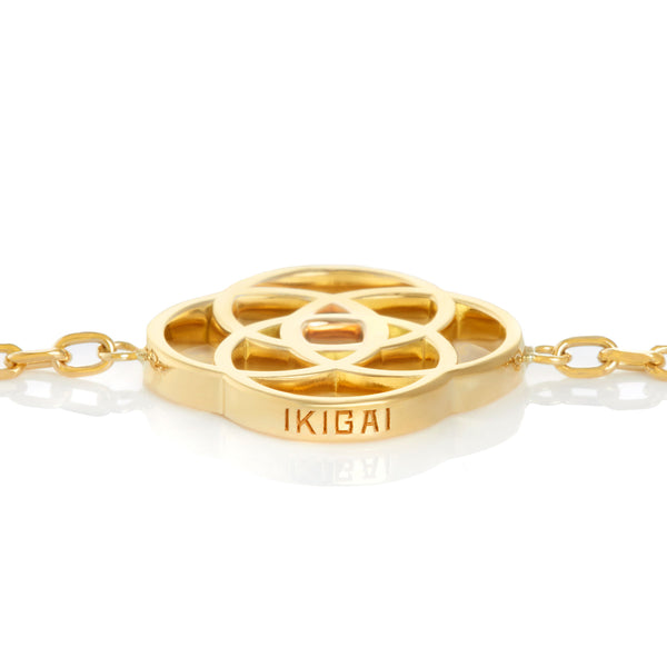 IKIGAI™️ chain bracelet in yellow gold