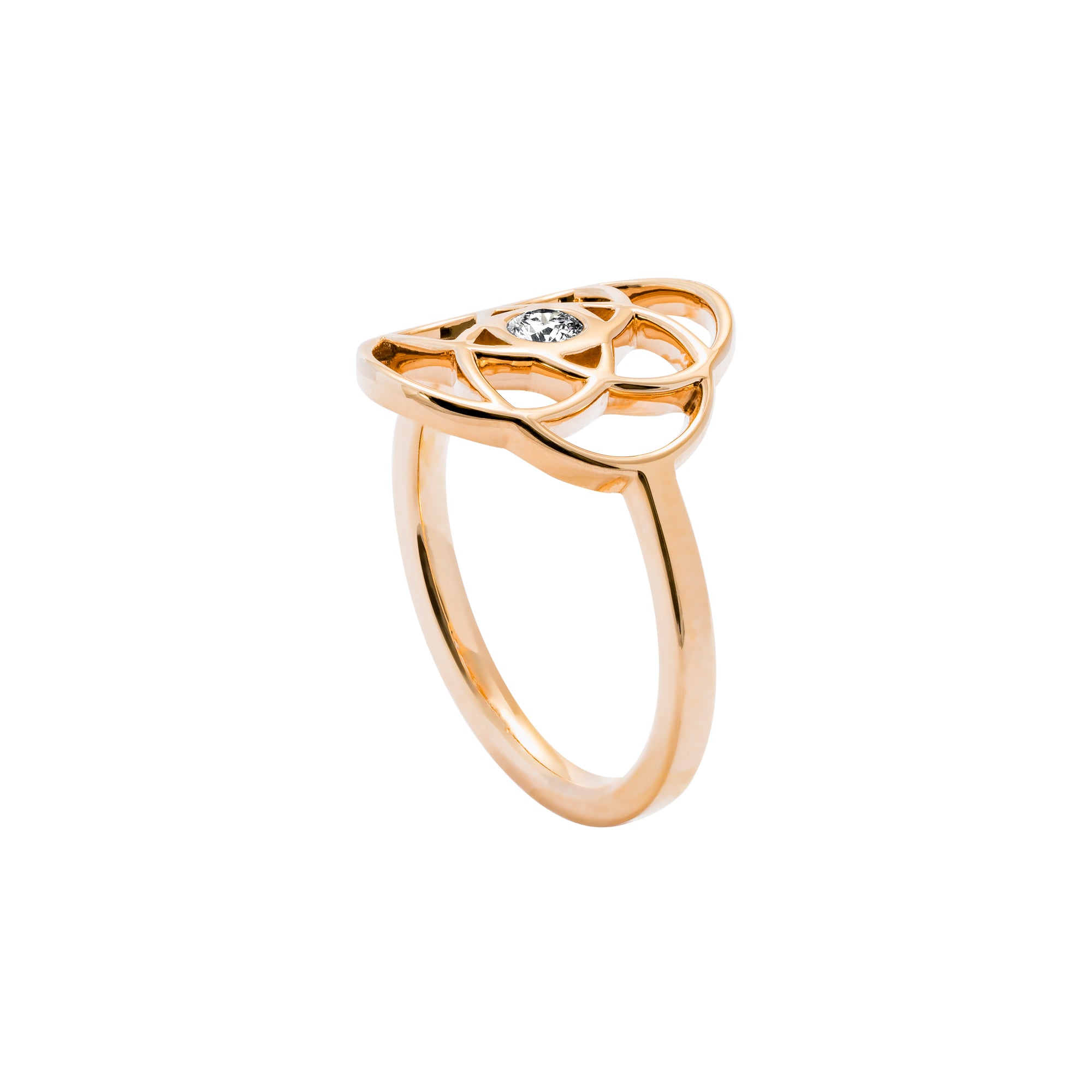 IKIGAI™️ diamond ring in yellow gold